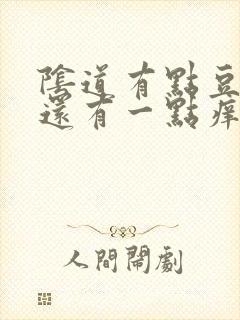 阴道有点豆腐渣还有一点痒