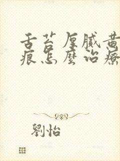 舌苔厚腻黄有齿痕怎么治疗