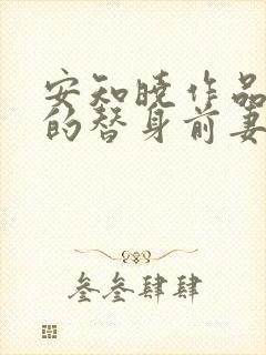 安知晓作品总裁的替身前妻