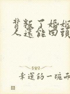 背叛了婚姻的女人还能回头吗封面