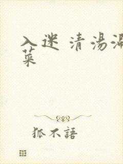 入迷 清汤涮香菜封面