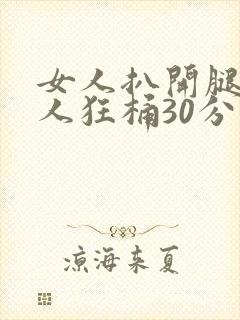 女人扒开腿让男人狂桶30分钟封面