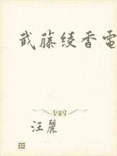 武藤绫香电影封面