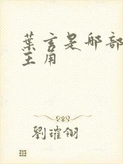 叶玄是哪部小说主角