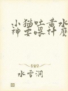 小猫吐黄水没精神要喂什么药