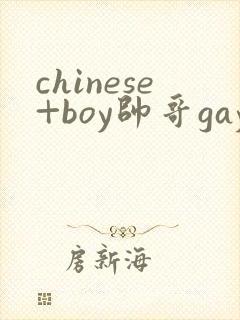 chinese+boy帅哥gay封面