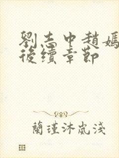 刘志中赵嫣小说后续章节封面