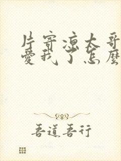 片寄凉太哥哥太爱我了怎么办