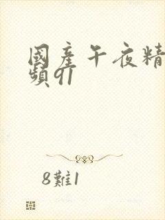 国产午夜精品视频91