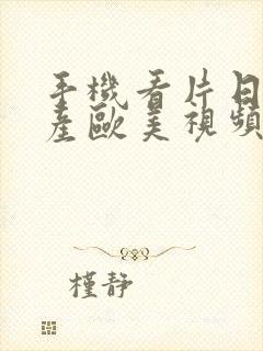 手机看片日韩国产欧美视频