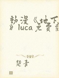 动漫《地下偶像》luca免费观看