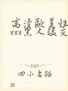 高清欧美性猛xxxx黑人猛交