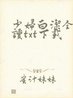少妇白洁全文阅读txt下载