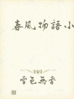 春风物语小说封面
