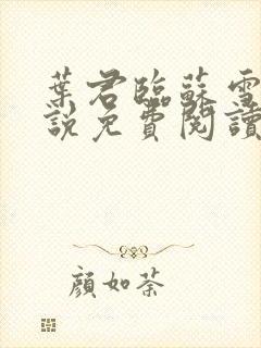 叶君临苏雪儿小说免费阅读最新