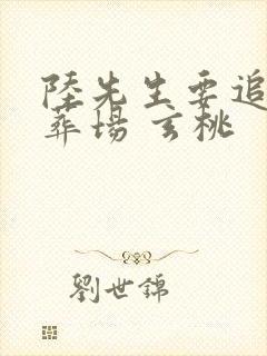 陆先生要追妻火葬场 玄桃