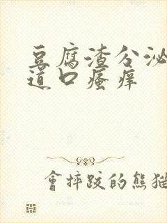 豆腐渣分泌物阴道口瘙痒