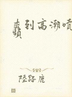 爽到高潮喷水视频