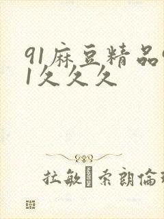 91麻豆精品91久久久封面