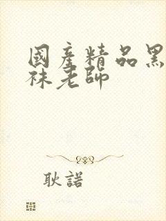 国产精品黑色丝袜老师