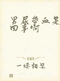 男尿带血是怎么回事啊封面