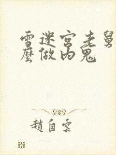 雪迷宫老舅为什么做内鬼封面