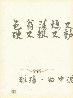 色翁荡熄又大又硬又粗又动态图