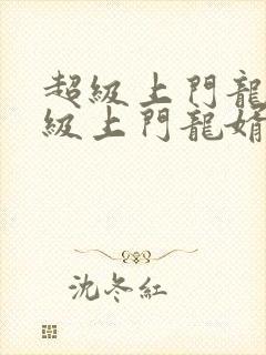 超级上门龙婿超级上门龙婿封面