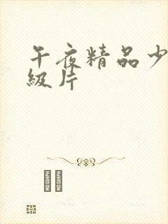 午夜精品少妇一级片