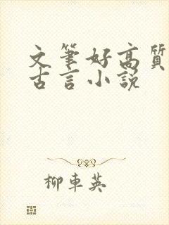 文笔好高质量的古言小说