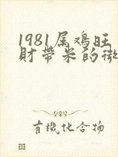 1981属鸡旺财带米的微信名封面