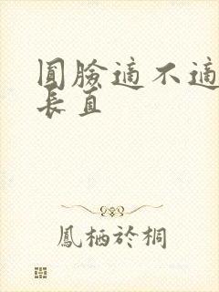 圆脸适不适合黑长直