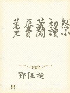 叶辰萧初然全文免费阅读小说最新章节封面