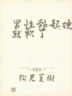 男性勃起硬一会就软了