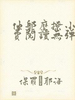 他那么撩小说免费阅读无弹窗