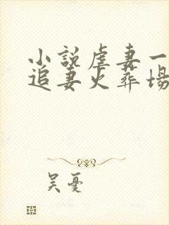 小说虐妻一时爽追妻火葬场小说封面