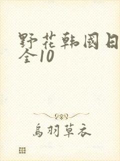 野花韩国日本大全10