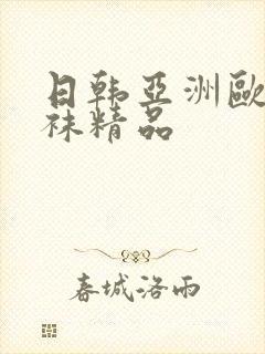 日韩亚洲欧美丝袜精品