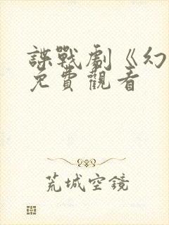 谍战剧《幻影》免费观看