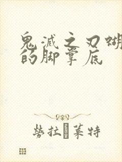 鬼灭之刃蝴蝶忍的脚掌底