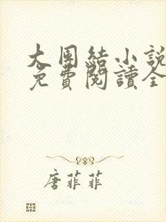 大团结小说全文免费阅读全文无弹幕