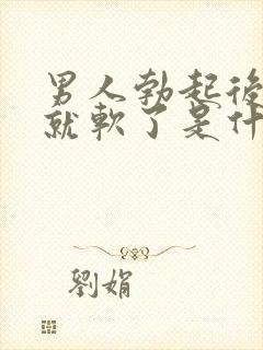 男人勃起后很快就软了是什么原因