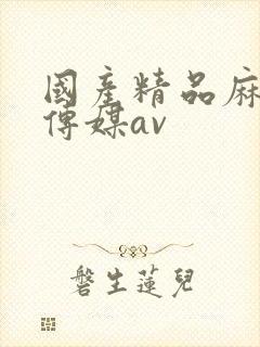 国产精品麻豆剧传媒av