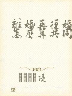 离婚再复婚财产怎么算共同财产的