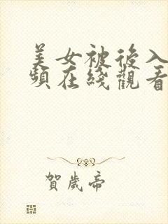 美女被后入的视频在线观看