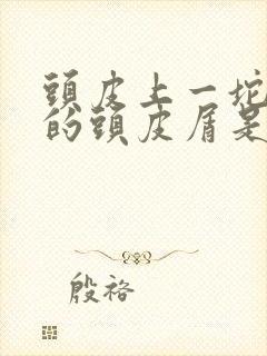 头皮上一坨一坨的头皮屑是怎么回事