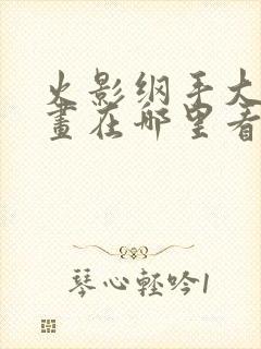 火影纲手大雷漫画在哪里看