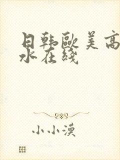 日韩欧美高潮喷水在线