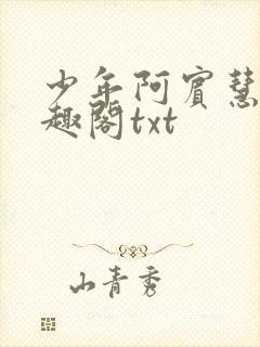 少年阿宾慧钰笔趣阁txt