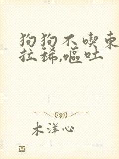 狗狗不吃东西,拉稀,呕吐